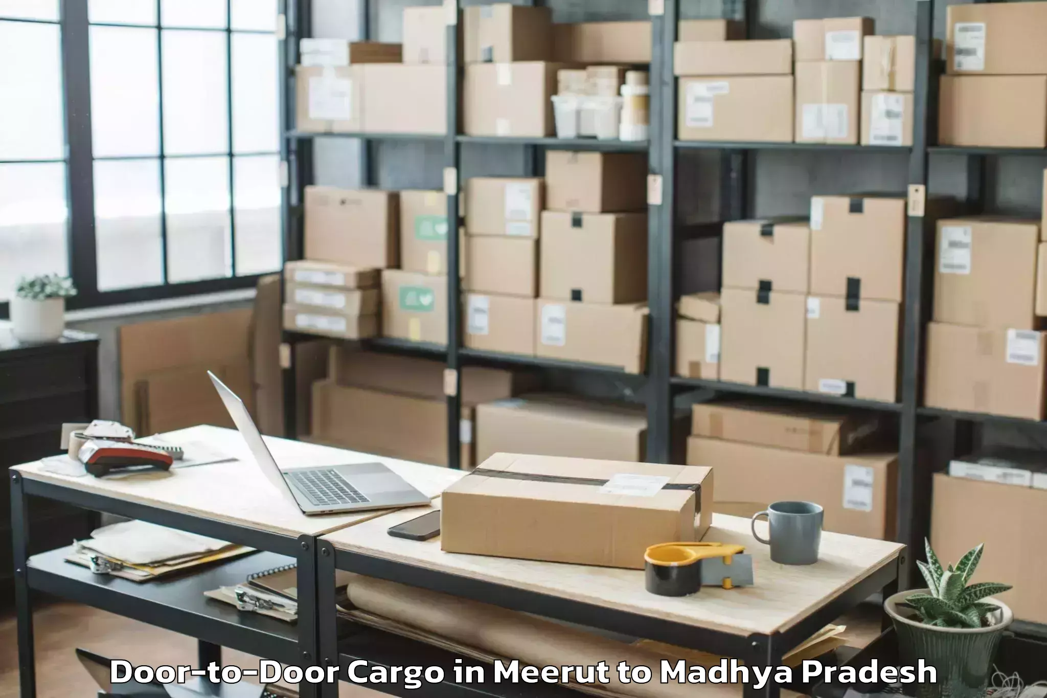 Comprehensive Meerut to Bhander Door To Door Cargo